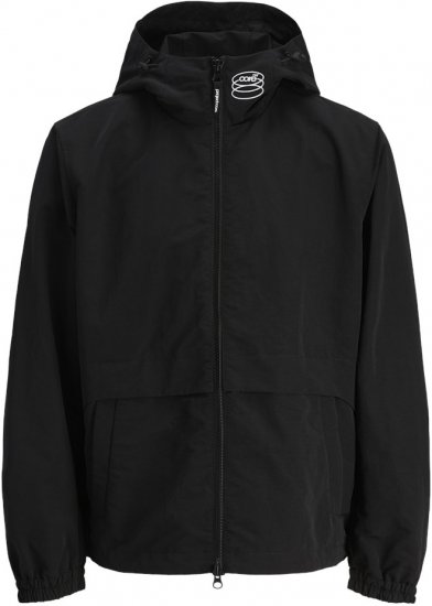 Jack & Jones Union Shell Jacket Black - Jakas & Lietus apģērbs - Jakas - 2XL-12XL