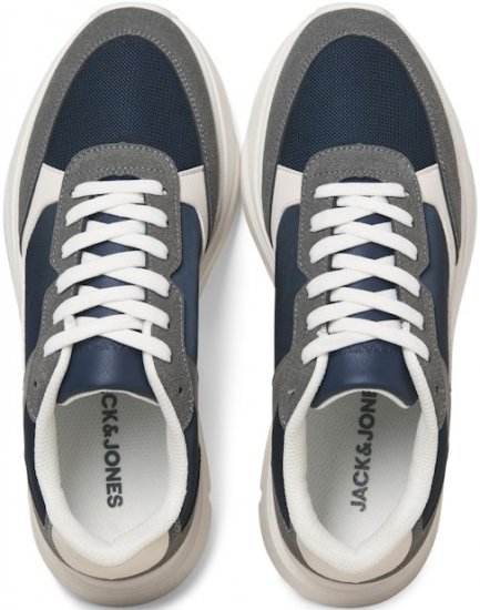 Jack & Jones Waspire Sneakers Grey/NAVY BLAZER - Vīriešu apavi 40-52 - 