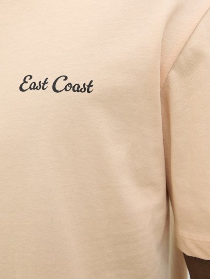 Jack & Jones Zekiel Crew Neck T-Shirt Peach Parfait - T-krekli - T-krekli - 2XL-14XL