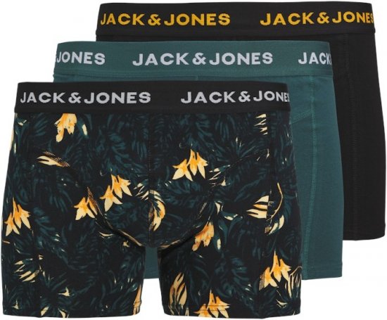 Jack & Jones Tyler Trunks 3-Pack Black - Apakšveļa un peldšorti - Apakšveļa - 2XL-8XL