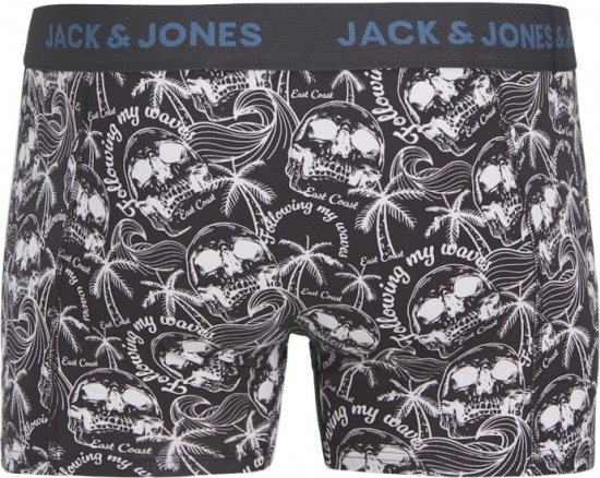 Jack & Jones Damon Skull Trunks 3-Pack Black - Apakšveļa un peldšorti - Apakšveļa - 2XL-8XL