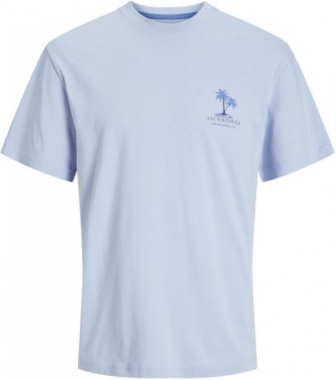 Jack & Jones Summer Vibes Crew Neck T-Shirt Chambray Blue - T-krekli - T-krekli - 2XL-14XL