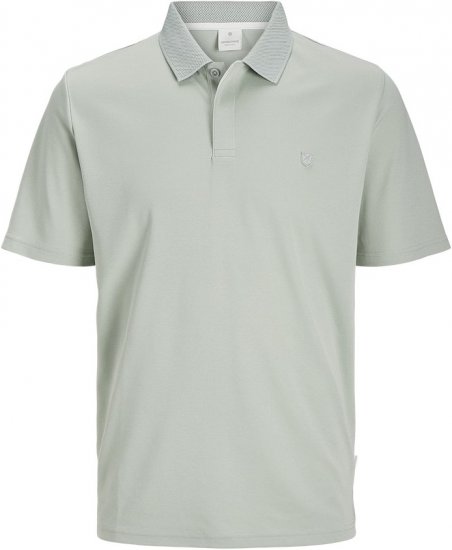 Jack & Jones Rodney Short Sleeve Polo Aqua Gray - Polo krekli - Polo krekli - 2XL-8XL