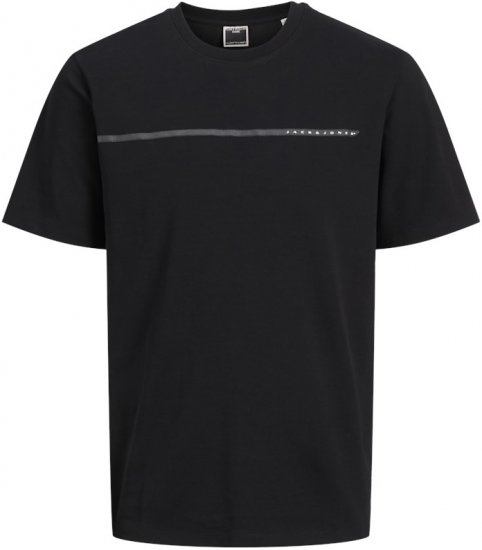 Jack & Jones FUSION Full Branding T-Shirt Black - T-krekli - T-krekli - 2XL-14XL