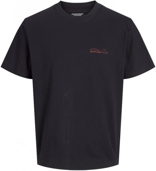 Jack & Jones Retiro Crew Neck T-Shirt Black - T-krekli - T-krekli - 2XL-14XL