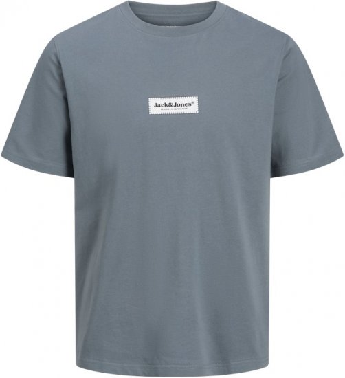 Jack & Jones Split Fakestitch Branding T-Shirt Grey - T-krekli - T-krekli - 2XL-14XL