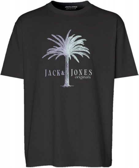Jack & Jones Split Gradient Crew Neck T-Shirt Black - T-krekli - T-krekli - 2XL-14XL