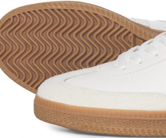 Jack & Jones Kirk International Campaign Sneakers Bright White/PU - Vīriešu apavi 40-52 - 