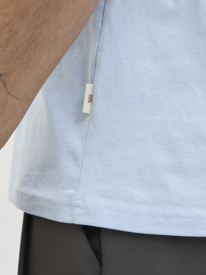 Jack & Jones Tavira Aop Pocket Crew Neck T-Shirt Skyway - T-krekli - T-krekli - 2XL-14XL