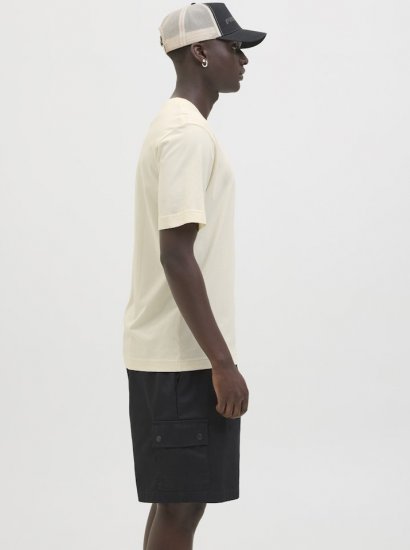 Jack & Jones Calma Crew Neck T-Shirt Sweet Corn - T-krekli - T-krekli - 2XL-14XL