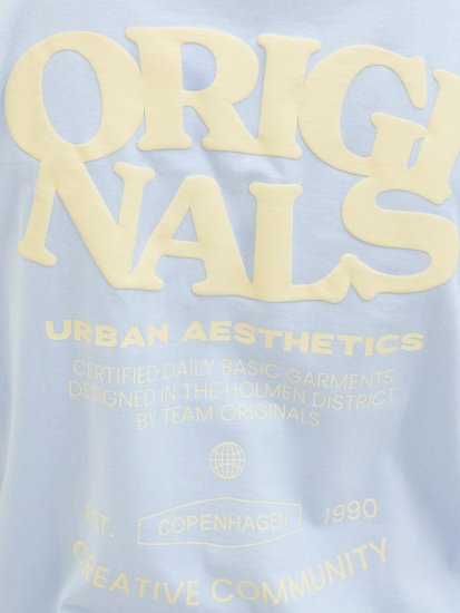 Jack & Jones Tavira Type Crew Neck T-Shirt Skyway - T-krekli - T-krekli - 2XL-14XL