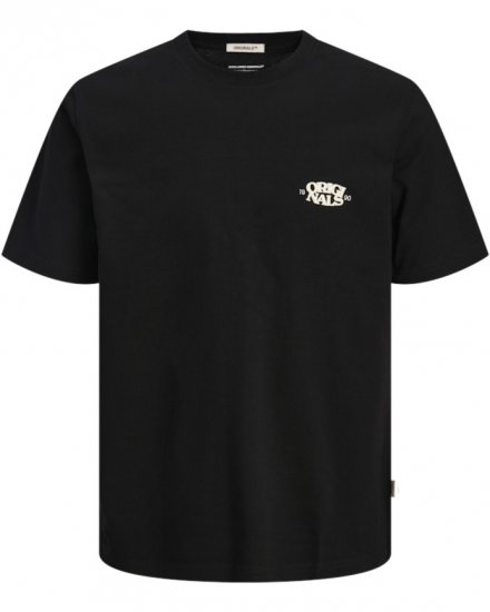  Jack & Jones Tavira Type Crew Neck T-Shirt Black - T-krekli - T-krekli - 2XL-14XL