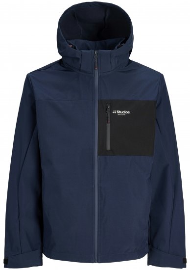 Jack & Jones North softshell jaka navy tumši zils - Jakas & Lietus apģērbs - Jakas - 2XL-12XL