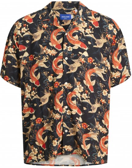 Jack & Jones Tokyo rakstains havajiešu krekls tumši brūns - Krekli - Krekli - 2XL-8XL