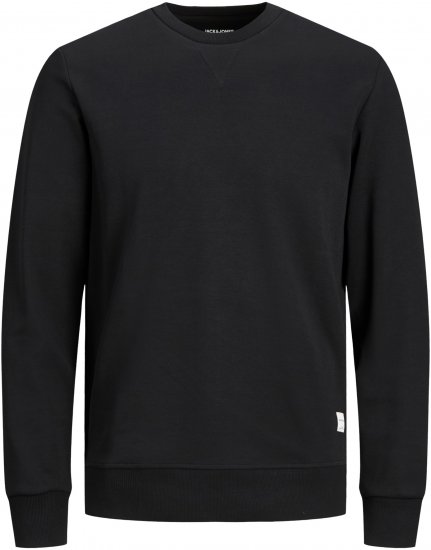 Jack & Jones Basic Sweatshirt Black - Džemperi un džemperi ar kapuci - Džemperi - 2XL-14XL