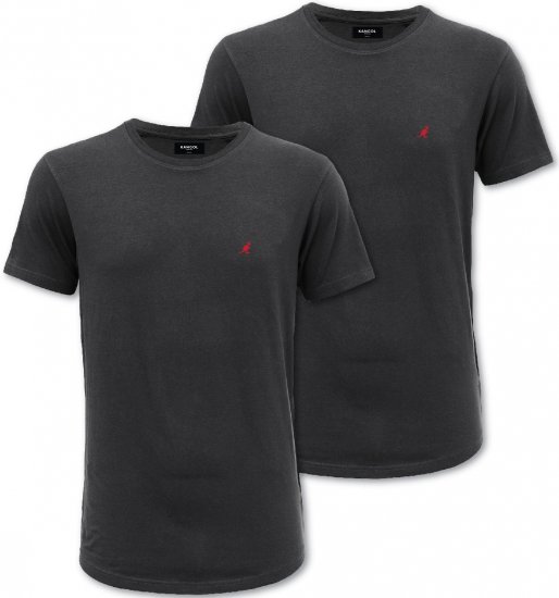 Kangol Jetta T-shirt Black 2-pack - T-krekli - T-krekli - 2XL-14XL