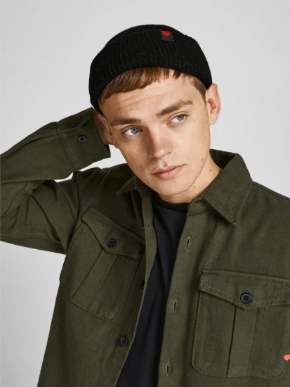 Jack & Jones RDD Royal Adīta cepure Melns - Adītās cepures - 