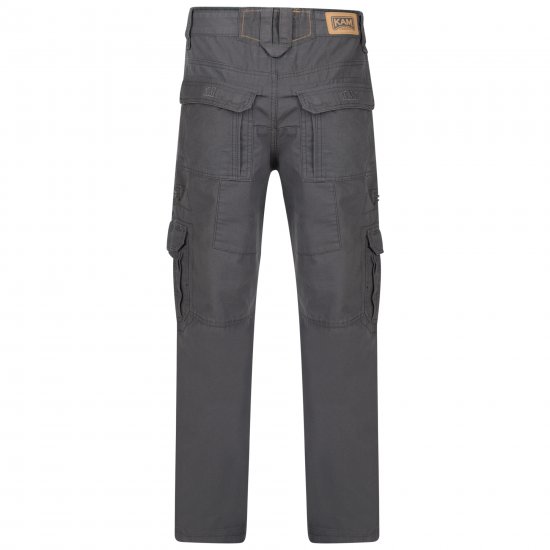 Kam Jeans Armijas Stila Bikses Pelēkas - Džinsi un bikses - Džinsi un Bikses - W40-W70
