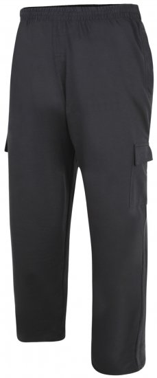 Kam Jeans Lightweight Sweatpants with Cargo pocket Black - Sporta bikses un šorti - Sporta bikses un Sporta šorti - 2XL-12XL