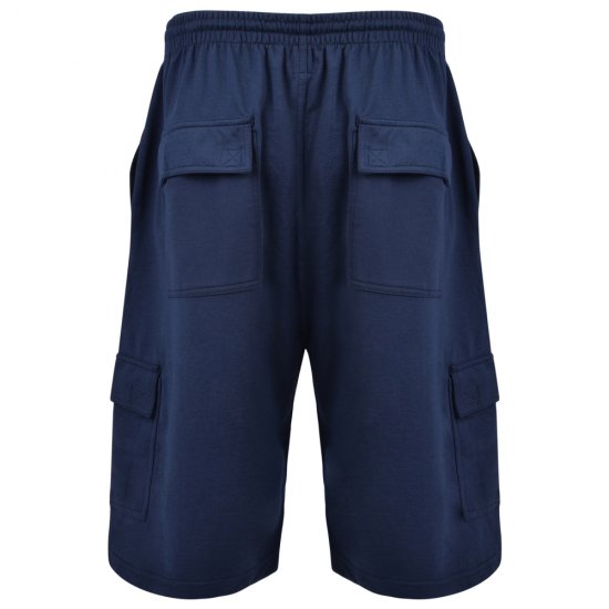 Kam Jeans Cargo Joggers shorts Navy - Sporta bikses un šorti - Sporta bikses un Sporta šorti - 2XL-12XL