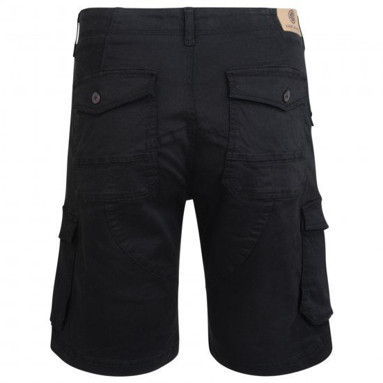 Kam Jeans 320 Cargoshorts Black - Šorti - Šorti - W40-W60