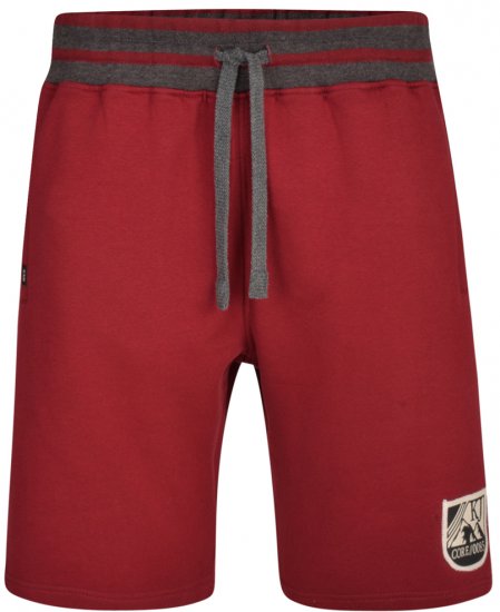 Kam Jeans 327 Jersey Shorts Burgundy - Sporta bikses un šorti - Sporta bikses un Sporta šorti - 2XL-12XL