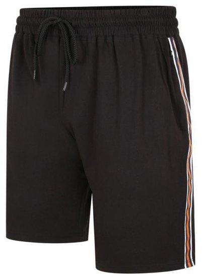 Kam Jeans 3300 Jog Shorts with Side Tape Black - Sporta bikses un šorti - Sporta bikses un Sporta šorti - 2XL-12XL