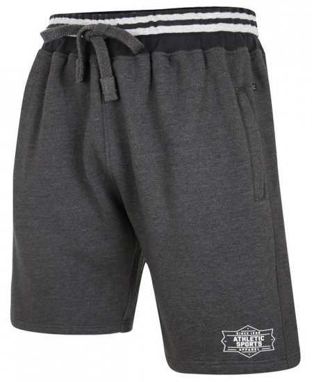 Kam Jeans 3301 Athletic Sports Jog Shorts Charcoal - Sporta bikses un šorti - Sporta bikses un Sporta šorti - 2XL-12XL