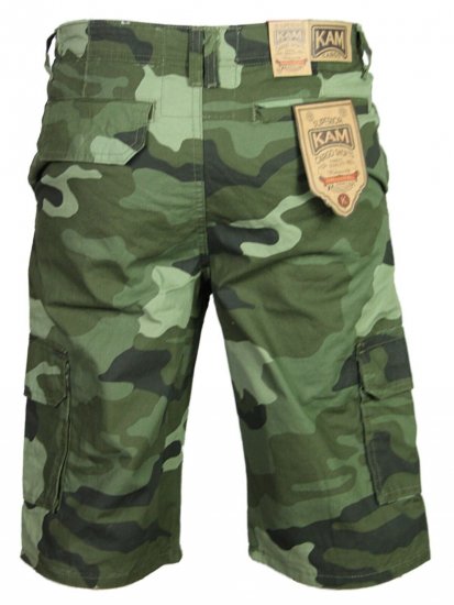 Kam Jeans 330 Cargoshorts Camo - Šorti - Šorti - W40-W60
