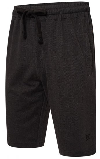 Kam Jeans 3307 Terry Herringbone Sweatshorts Charcoal - Sporta bikses un šorti - Sporta bikses un Sporta šorti - 2XL-12XL