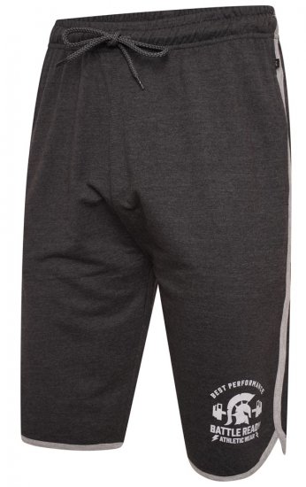 Kam Jeans 3308 Gym Jog Shorts Charcoal - Sporta apģērbs & outdoor - Liela izmēra sporta apģērbi vīriešiem