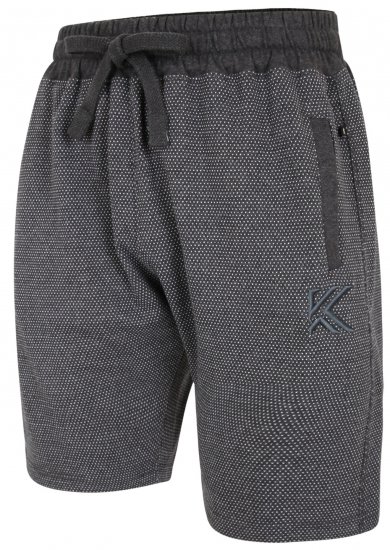 Kam Jeans 3310 Dobby Print Jog Shorts Charcoal - Sporta bikses un šorti - Sporta bikses un Sporta šorti - 2XL-12XL