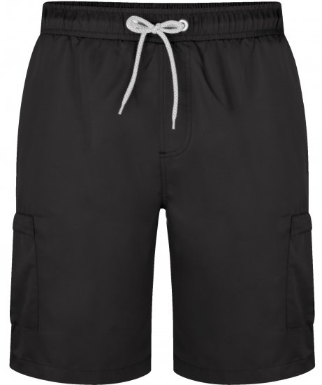 Kam Jeans 334 Cargo Swim Shorts Black - Apakšveļa un peldšorti - Apakšveļa - 2XL-8XL