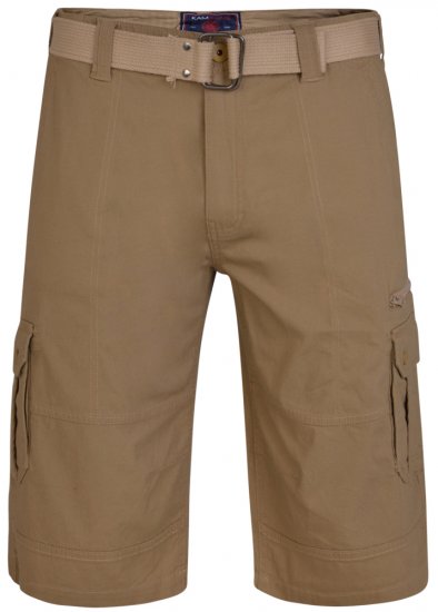 Kam Jeans 343 Cargoshorts Sand - Šorti - Šorti - W40-W60