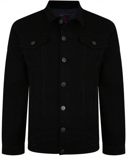 Kam Jeans 405 Western Denim Jacket Black - Jakas & Lietus apģērbs - Jakas - 2XL-12XL