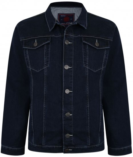 Kam Jeans 405 Western Denim Jacket Indigo - Jakas & Lietus apģērbs - Jakas - 2XL-12XL