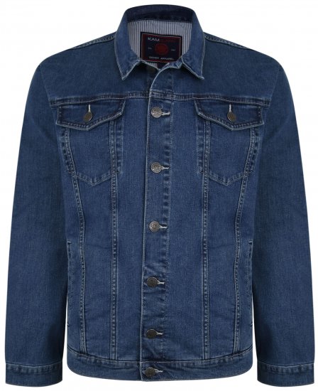 Kam Jeans 405 Western Denim Jacket Stonewash - Jakas & Lietus apģērbs - Jakas - 2XL-12XL