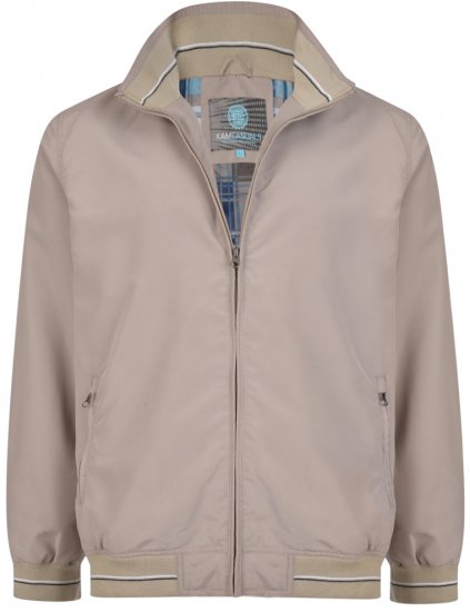 Kam Jeans 440 Jacket Taupe - Jakas & Lietus apģērbs - Jakas - 2XL-12XL