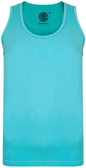 Kam Jeans 500 Tank Top Aqua - T-krekli - T-krekli - 2XL-14XL