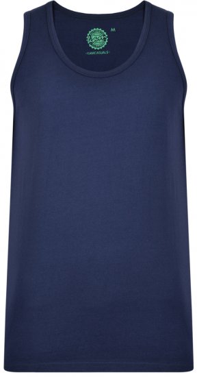Kam Jeans 500 Tank Top Navy - T-krekli - T-krekli - 2XL-14XL