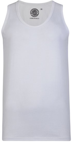 Kam Jeans 500 Tank Top White - T-krekli - T-krekli - 2XL-14XL