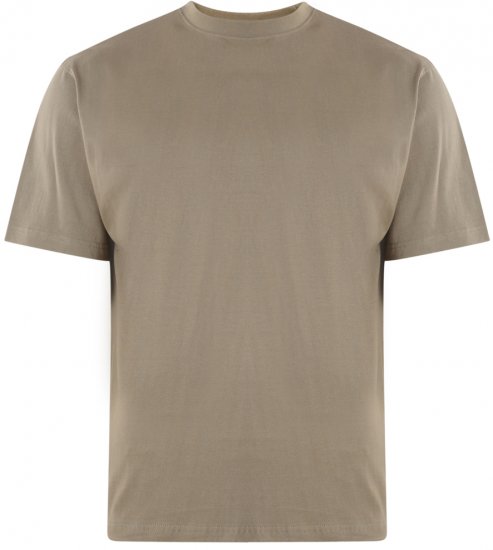 Kam Jeans T-shirt Olive - T-krekli - T-krekli - 2XL-14XL