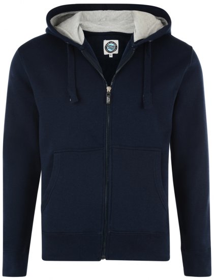 Kam Jeans Hoodie Navy TALL SIZES - VĪRIEŠU APĢĒRBS MT-6XLT - Apģērbs gariem vīriešiem