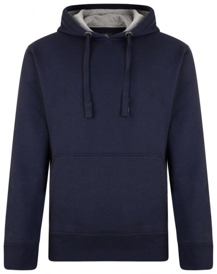 Kam Jeans Crew Neck Džemperis ar Kapuci Tumši Zils - Džemperi un džemperi ar kapuci - Džemperi - 2XL-14XL