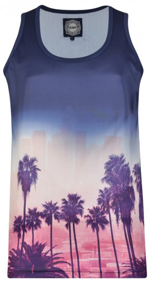 Kam Jeans 5250 Tank Top Navy - T-krekli - T-krekli - 2XL-14XL