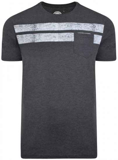 Kam Jeans 5252 T-shirt Charcoal - T-krekli - T-krekli - 2XL-14XL