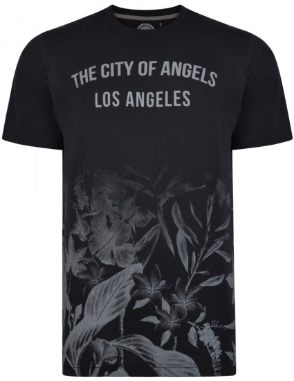 Kam Jeans 5255 T-shirt Black - T-krekli - T-krekli - 2XL-14XL