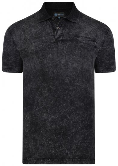 Kam Jeans 5268 Polo Black - Polo krekli - Polo krekli - 2XL-8XL