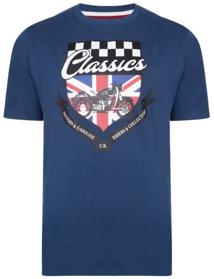 Kam Jeans 5280 T-shirt Navy - T-krekli - T-krekli - 2XL-14XL