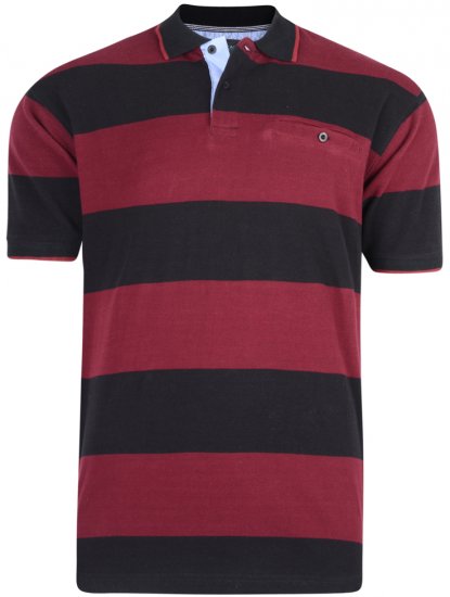 Kam Jeans 5292 Polo Burgundy - Polo krekli - Polo krekli - 2XL-8XL